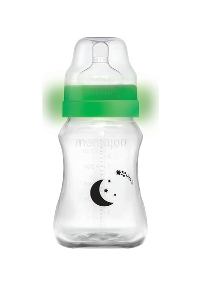 Mamajoo Gece & Gündüz Biberonu 270 ml & Saklama Kutulu İkili Emzik - Pearl