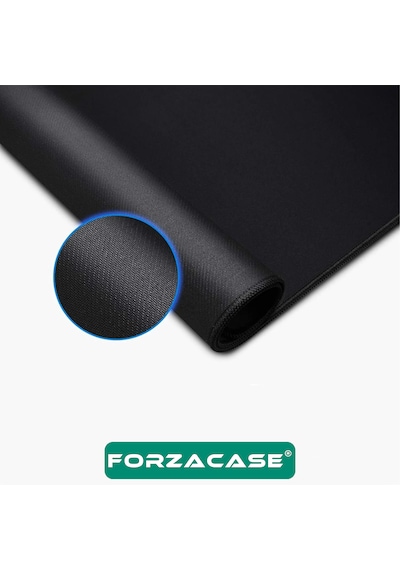 Siyah - Beyaz Kaydırmaz Tabanlı Mat Mouse Pad 32x24cm - Fc1068