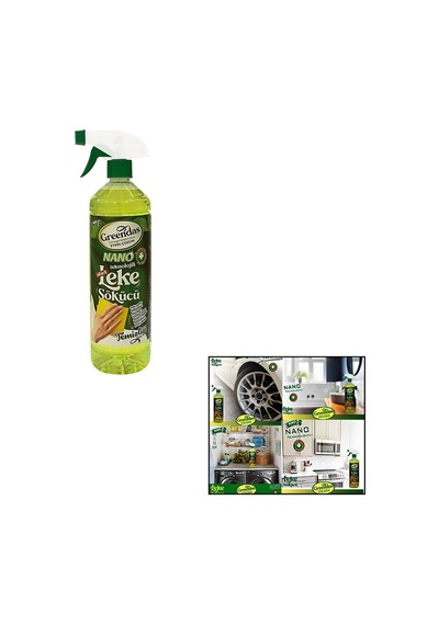 Greendas Leke Sökücü Sprey 1lt Sihirli Yeşil Su Tüm Yüzeyler Pas Temizleyici Yağ Kir - 12'li Paket