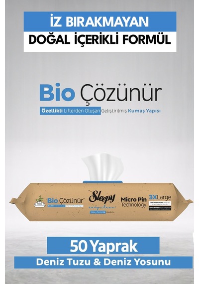 Sleepy Bio Çözülür Deniz Tuzu Ve Yosunu 50 Yaprak Diğer