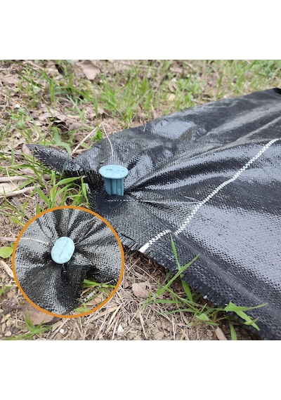 5x5 Metre Ağaç Koruma Örtüsü Ve Sabitleme Çivisi Yer Örtüsü Yabani Ot Engelleme Paspası Ağaç Dibi Bezi Sulzer Kumaş