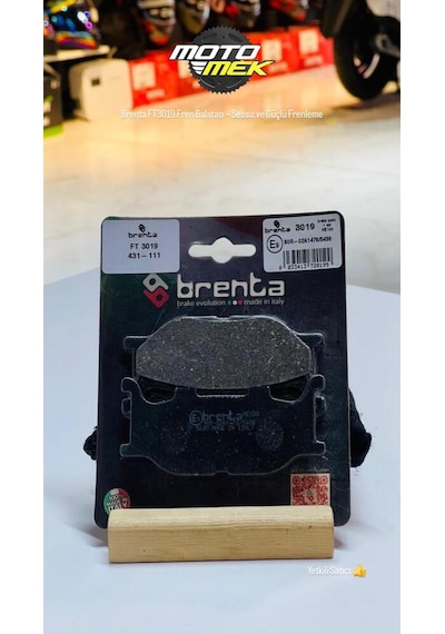 Yamaha Xv 250 Vırago Brenta Ft3019 Fren Balatası Sessiz Ve Güçlü Frenleme