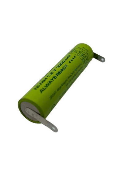 1.2 V Tıraş Makinesi Pili Bataryası 1000 Mah Aaa Ince Pilden Puntalı