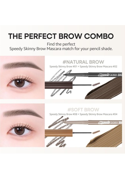 Ultra İnce Uçlu, Doğal Görünüm Veren Kaş Kalemi Speedy Skinny Brow 11 Mocha Taupe