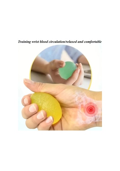 Silikon El Egzersiz Topu Dayanıklı, Ergonomik Ve Rahat Kullanım