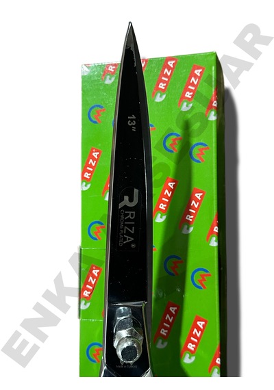 Rıza 8257-13 Inc Komple Krom Kaplama Tezgah Makası Vidalı Sistem - Ayarlanabilir Sıkılık