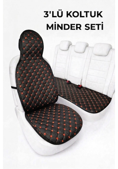 Oto Koltuk Minder Seti Terletmez Kolay Montaj Universal Koruyucu Kılıf Kumaş 16253759