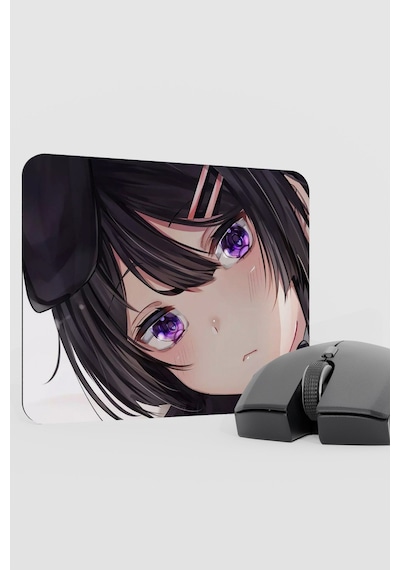 Bunny Girl Senpai Anime V5 - 22x18 Gaming Kauçuk Kaymaz Taban Mouse Pad Fare Altlığı