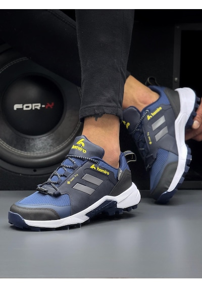 Homiro Unisex Su Geçirmez Poli Taban Spor Ayakkabı-lacivert