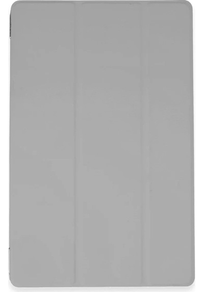 Apple İpad  Uyumlu  Pro 13 2024 Kılıf Tablet Smart Kılıf - Gri Arka Kapak