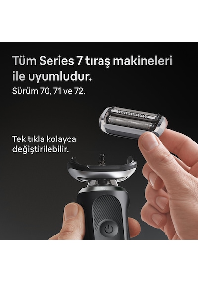 Braun Series 7 Elektrikli Tıraş Makinesi Yedek Başlığı, 74s