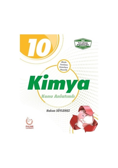 Palme Yayınevi 10.Sınıf Kimya Konu Anlatımlı