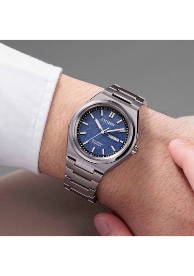 Citizen Zenshin Super Titanium Aw0130-85le Erkek Kol Saati Gri