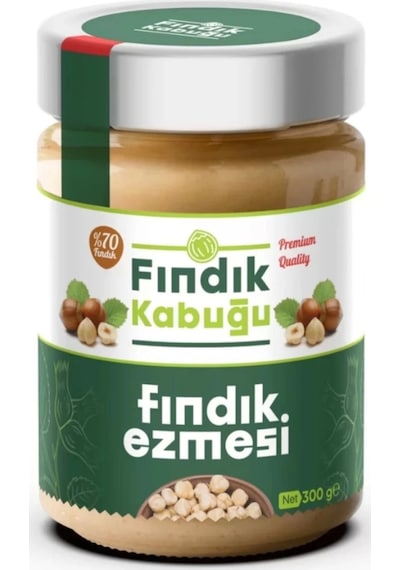 Fındık Kabuğu Şekerli % 70 Fındık Ezmesi 300 G