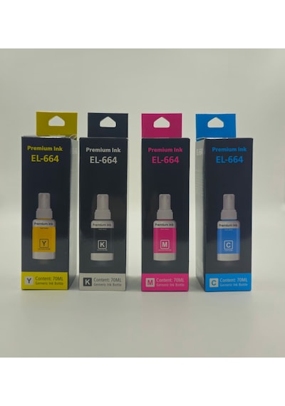Epson Mürekkep 664 4 Lü Set 1 Takım
