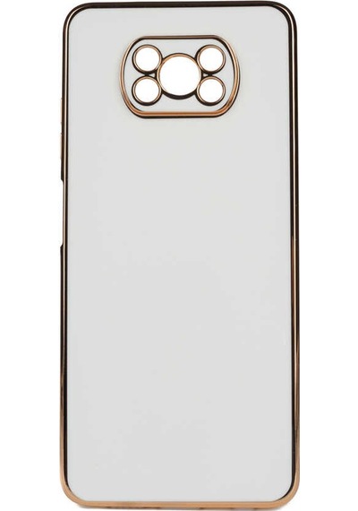 Mobilteam Poco X3 Kılıf Bark Kapak - Beyaz Beyaz
