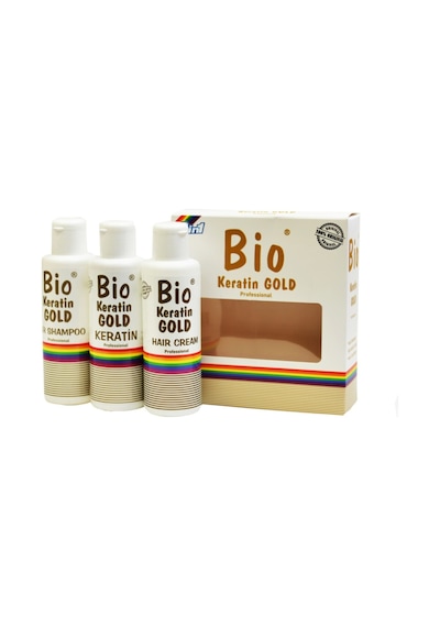 Bio Keratin Gold Brezilya Fönü Şampuan + Keratin + Krem 3 x 150 ML