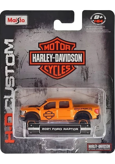 Maisto 1:64 Harley Davidson 2021 Ford Raptor 15380 Turuncu