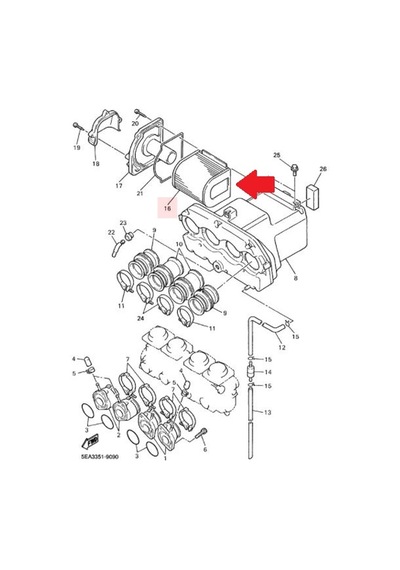 Yamaha Xjr1200 - 1300 Fj1200 Hava Filtresi 4Kg-14451