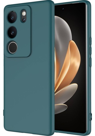 Vivo V29 5g Kılıf Zore Mara Lansman Kapak Koyu Yeşil