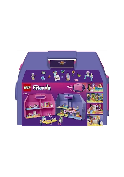 LEGO® Friends Yaratıcı Bebek Evi Bavulu 42697 - 6 Yaş ve Üzeri Çocuklar için 2 Mini Bebek İçeren Oyuncak Yapım Seti (355 Parça)
