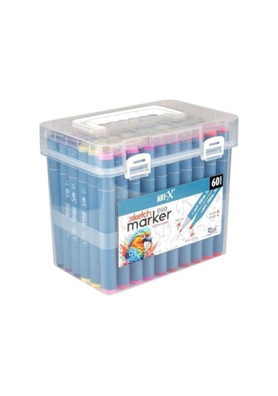 Art-x Sketch Marker Çift Taraflı 60 Renk