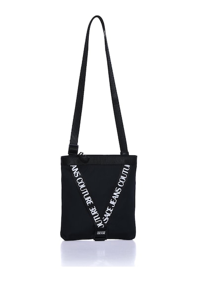 Versace Jeans Couture 74YA4B62-ZS590-899 Siyah Erkek Omuz Çantası Siyah