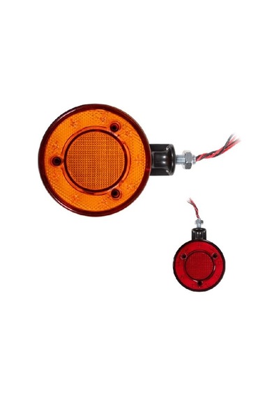 Ayna Altı Küpe İçi Dolu 30 Led'Li 120Mm 12V-24V Sarı - Kırmızı