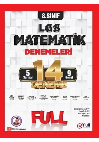 8. Sınıf Lgs Matematik 14 Lü Branş Denemeleri Full Matematik