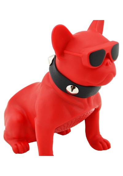 Bulldog Köpek Hoparlör Kırmızı Renk