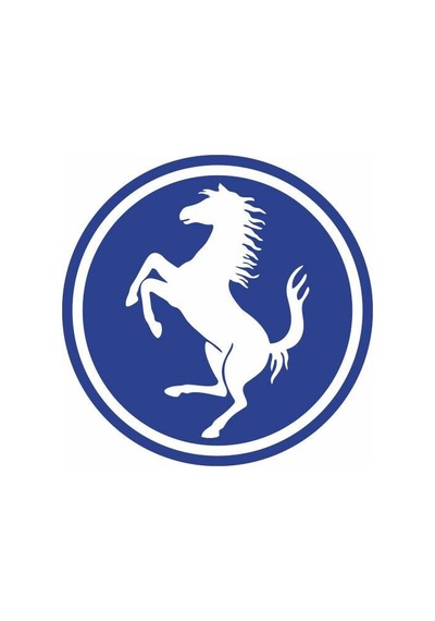 Ferrari Logo Mavi 55 X 55 Mm Sticker 10'lu