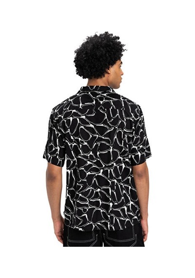 Quiksilver Mercury Chrome Ss Shirt Erkek Günlük Gömlek Eqywt04626-blmc Siyah Siyah