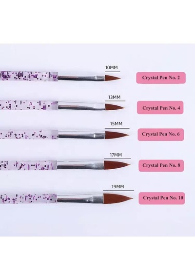 Nail Art Akrilik Jel Tırnak Fırça Seti 20li