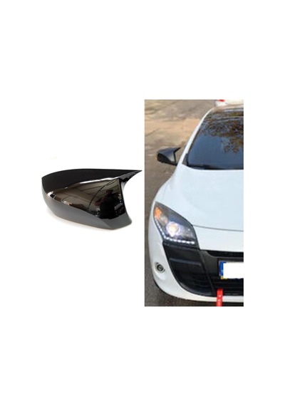 Renault Megane 3 Batman Ayna Kapağı Piano Black 2009-2016