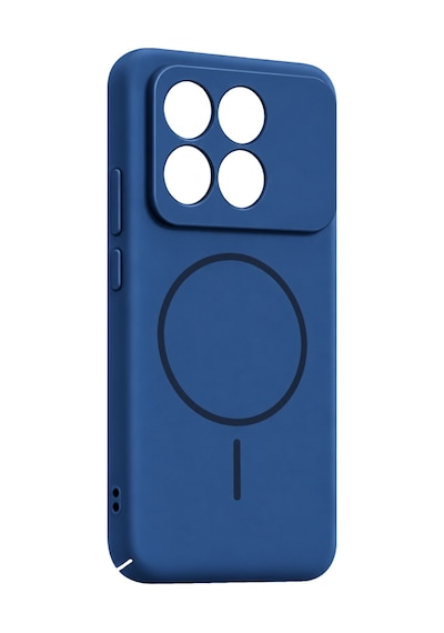 Xiaomi Poco X6 Pro Mika Pc Magsafe Kapak - Mavi Çok Renkli