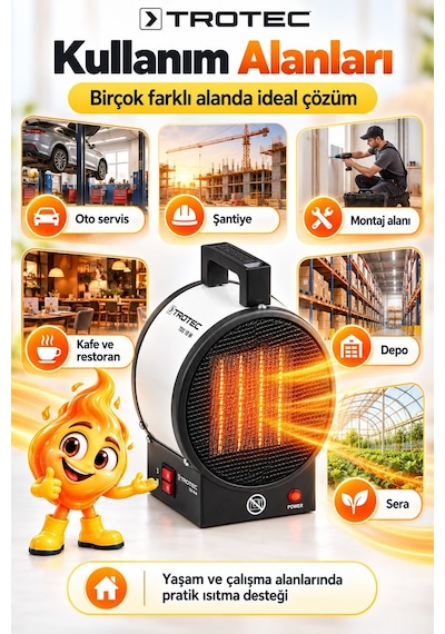 Trotec TDS 10 M Seramik Isıtıcı