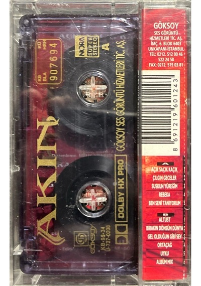 Plak Değildir Kaset Tir Kaset Akın Suskun Yüreğim Kaset