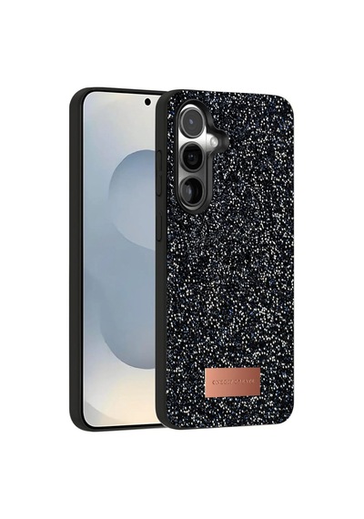 Onegif Samsung Galaxy S25 Bright Simli Kapak - Siyah - Siyah
