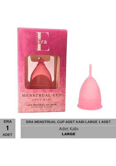 Silicone Era Menstrual Cup Adet Kabı - Large Beden Eracup-l