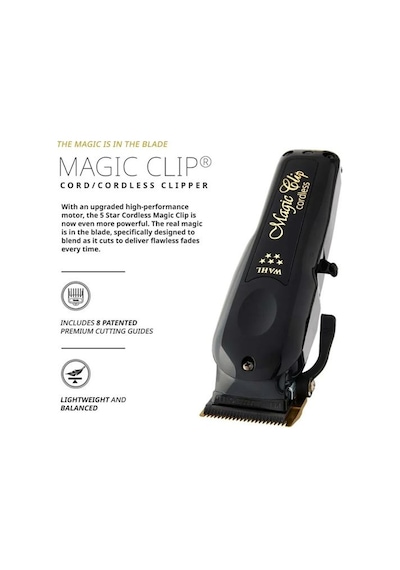 Wahl Saç Tıraş Makinesi Magic Clip Black 3026434
