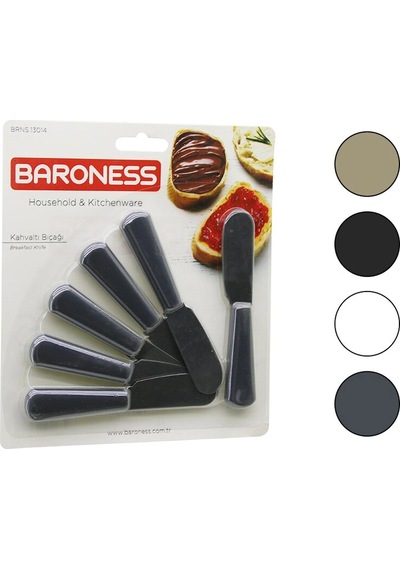 6pcs Kahvaltı Ve Tereyağı Seti 11cm 5468 Çok Renkli