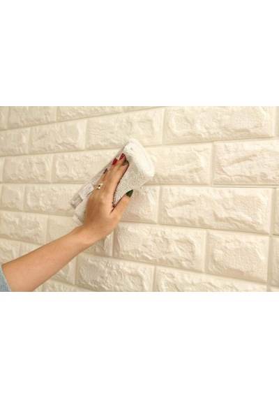 Kendinden Yapışkanlı Tuğla Duvar Paneli 70x77 Cm 6 Adet