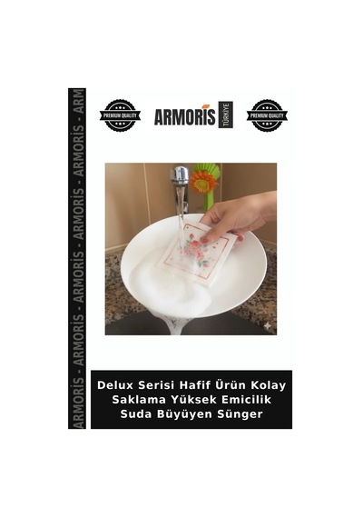 Delux Serisi Hafif Ürün Kolay Saklama Yüksek Emicilik Suda Büyüyen Sünger