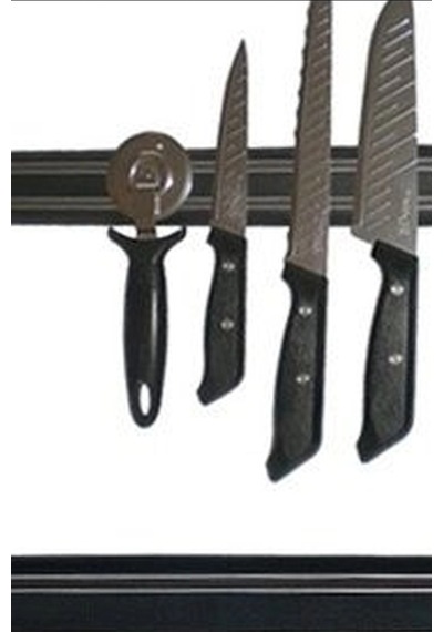 55 Cm Manyetik Bıçak Tutucu - Duvara Monte Çelik Şerit, Mutfak Bıçak Askısı Bx-313476 Diğer