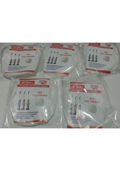 Arzum Hera 1600 5 Adet Süpürge Toz Torbası