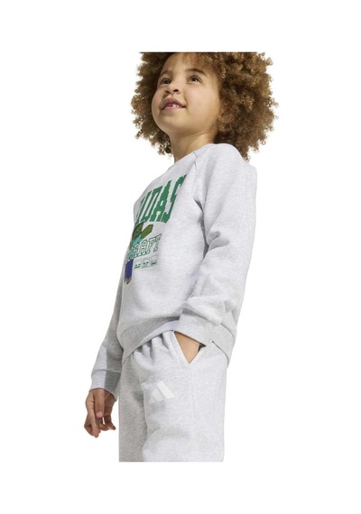 Adidas Lk Mc Jog Set Gri Erkek Eşofman Takımı Ks9036