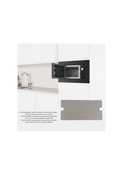 Supervac Mikrodalga Fırın Yansıtıcı Plaka, Samsung Ms23dg4504ag İle Uyumlu, Gri