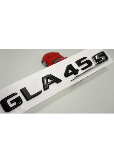 GLA45S Bagaj Parlak Siyah ABS 3M 3D Yazı Logo