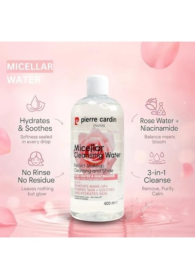 Gently Cleansing Micellar Water With Rose Water & Niacinamide-makyaj Temizleme Suyu
