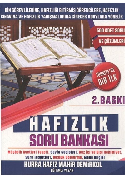 Hafızlık Soru Bankası - Mahir Demirkol - Kutup Yıldızı Yayınları